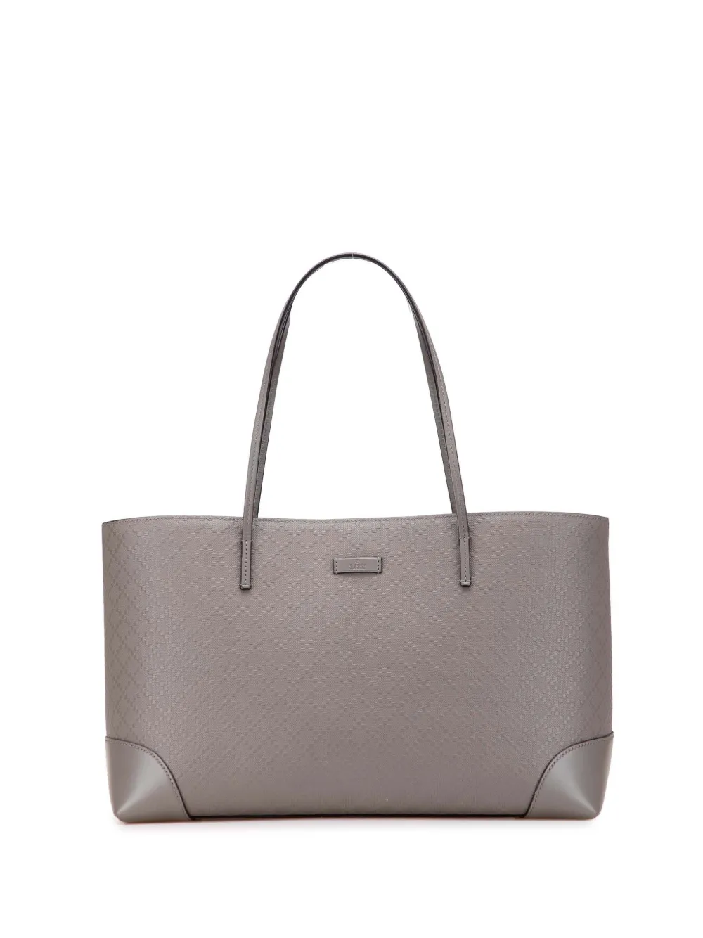 Gucci Pre-Owned 2000-2015 ディアマンテ レザー ブライト ヒラリー ルクス ハンドバッグ - グレー Gucci Pre-Owned 2000-2015 ディアマンテ レザー ブライト ヒラリー ルクス ハンドバッグ - グレー