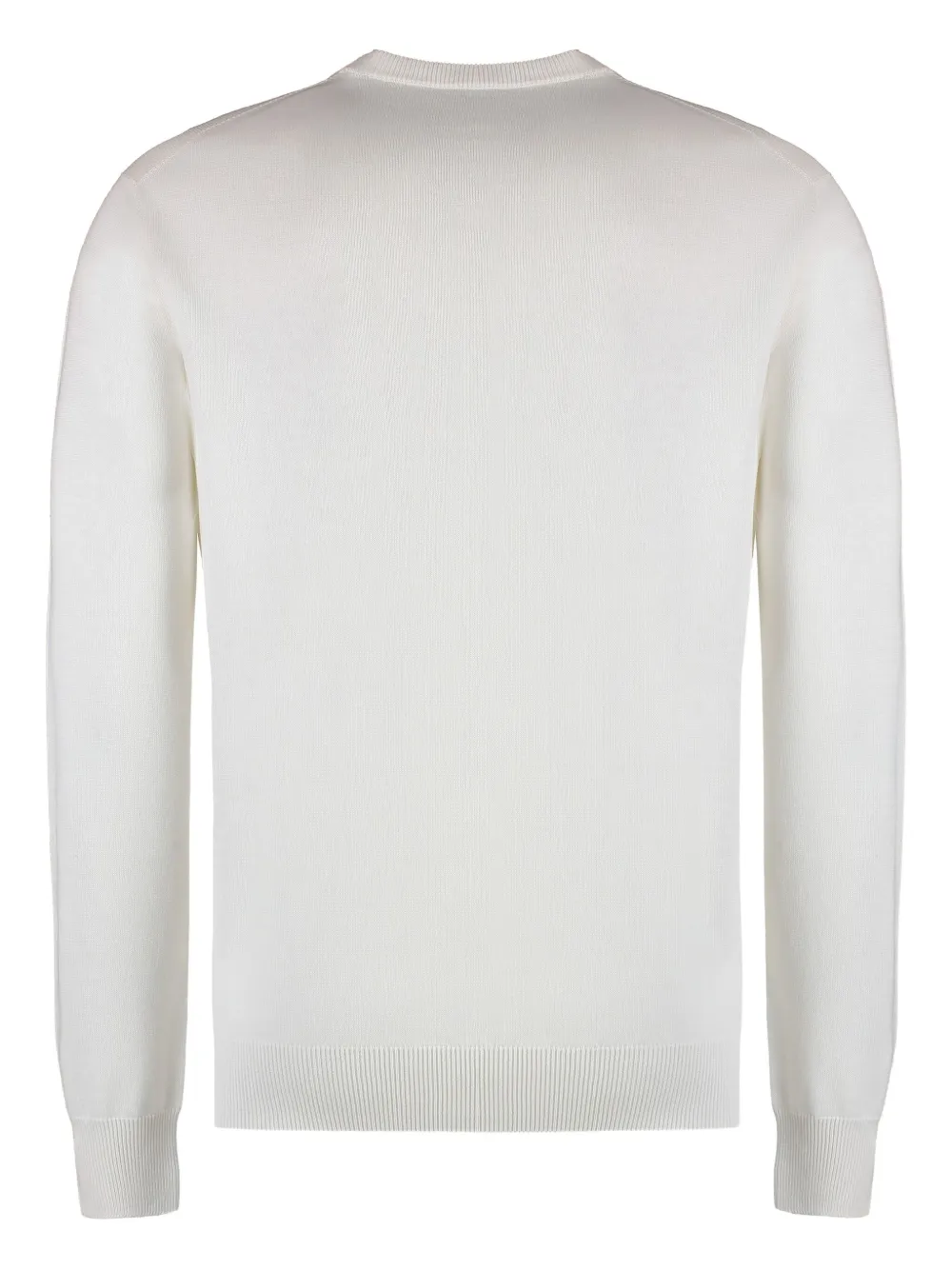 The (alphabet) Ribbed-knit Sweater In Neutral