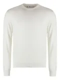 THE (Alphabet) ribbed-knit sweater - Neutrals