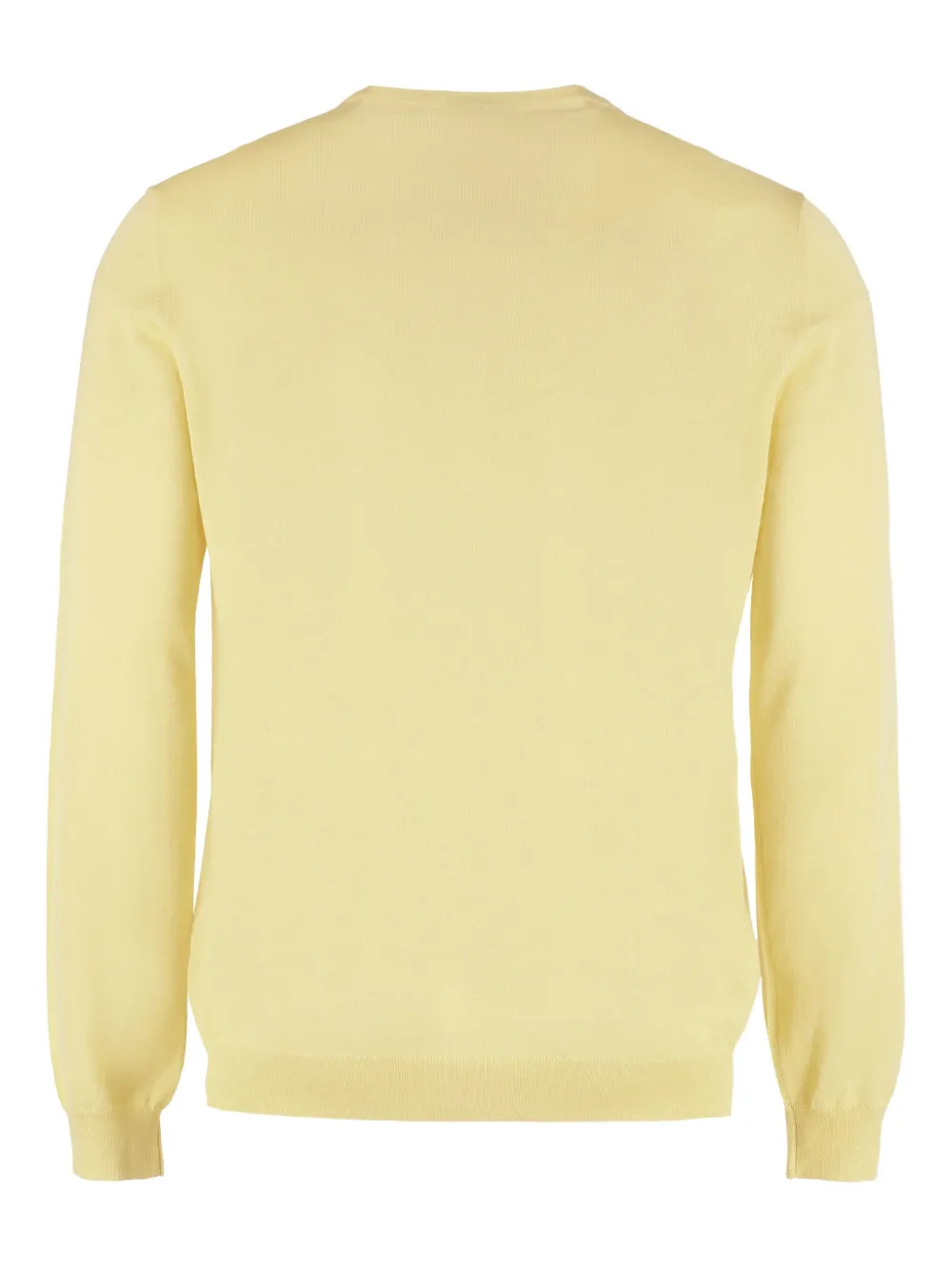 The (alphabet) Ribbed-trim Sweater In Multi
