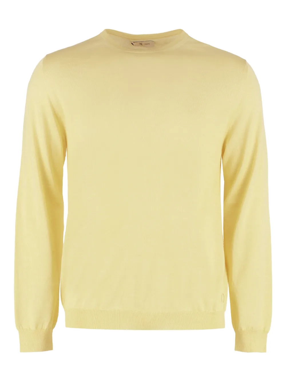 The (alphabet) Ribbed-trim Sweater In Multi