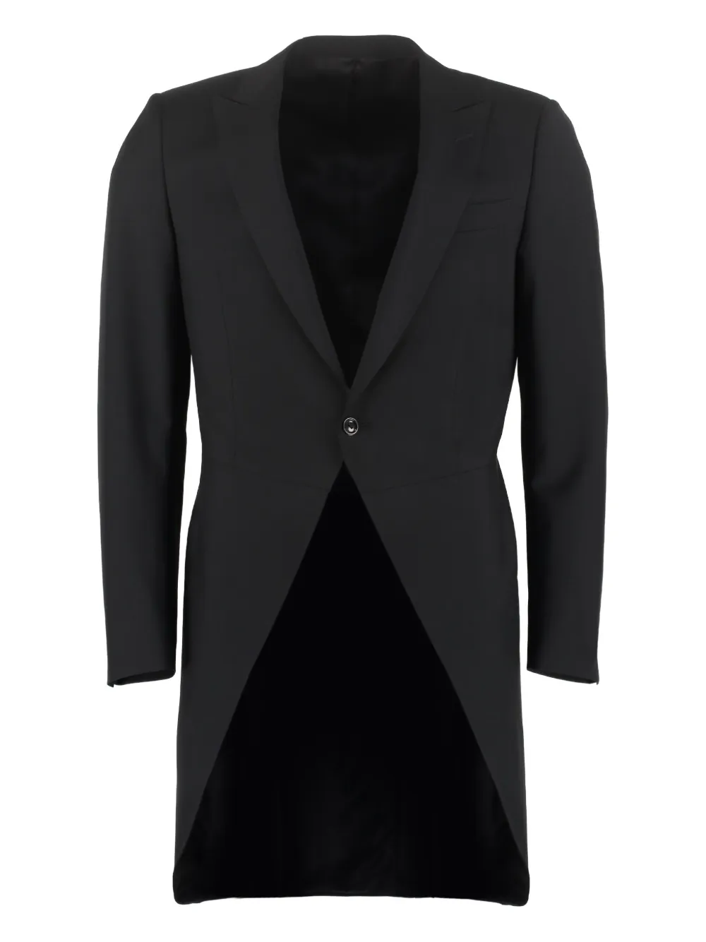 Canali single-breasted long-sleeve jacket | Black | Image 1