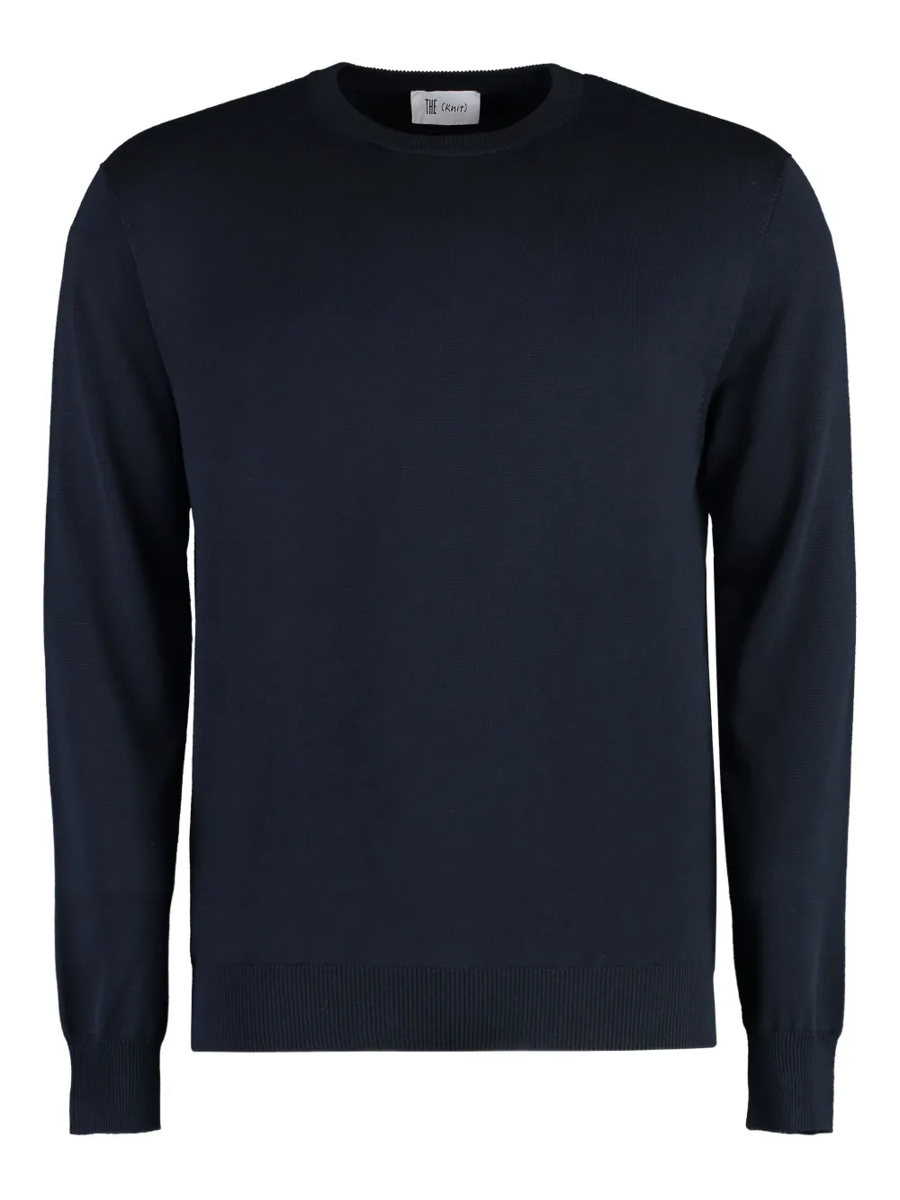 THE (Alphabet) ribbed-knit sweater | Black | Image 1