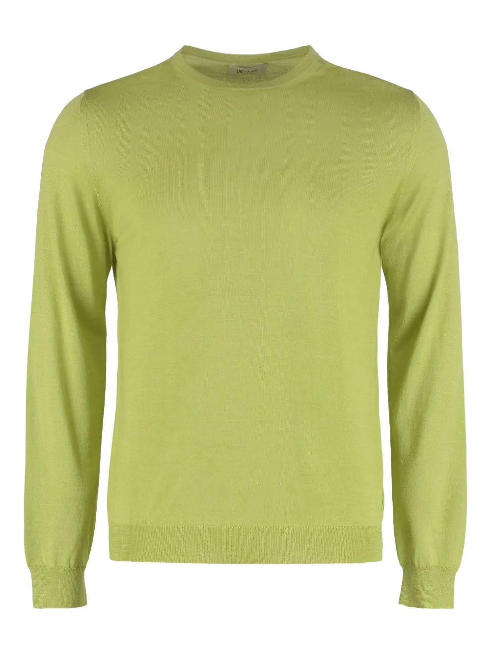 THE (Alphabet) ribbed-trim sweater | Green | Image 1