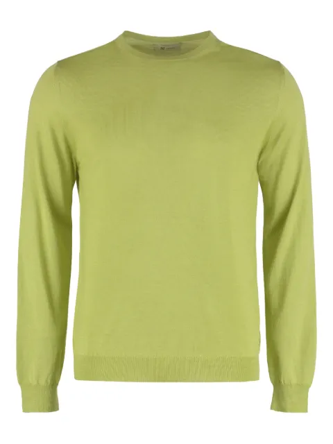 THE (Alphabet) ribbed-trim sweater