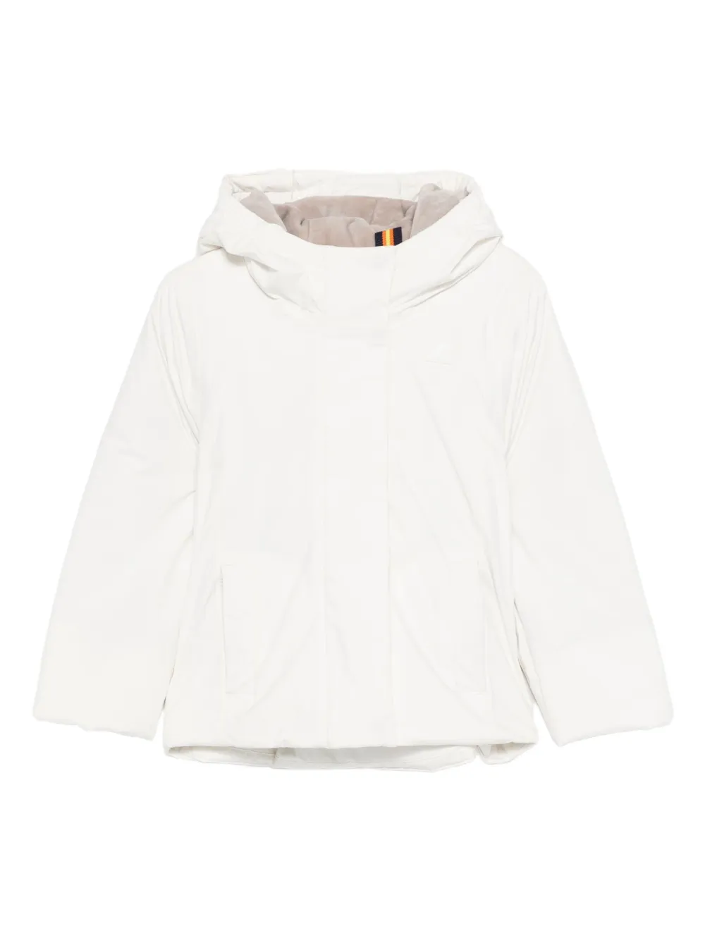 K Way Kids hooded jacket | White | Image 1