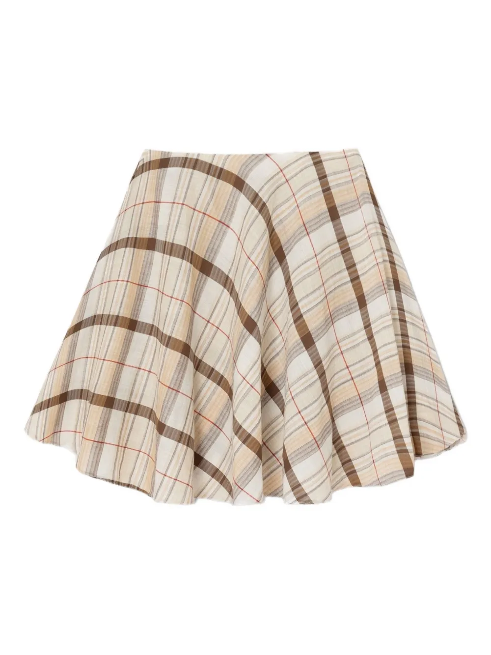 Gimaguas Agusta plaid midi skirt | Neutrals | Image 1