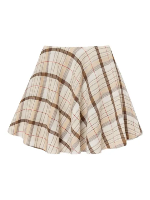 Gimaguas Agusta plaid midi skirt