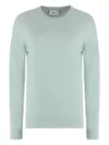 THE (Alphabet) ribbed long-sleeve sweater - Blue