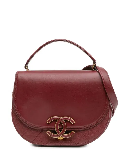 CHANEL Pre-Owned 2017-2018 Small Calfskin Coco Curve Flap satchel
