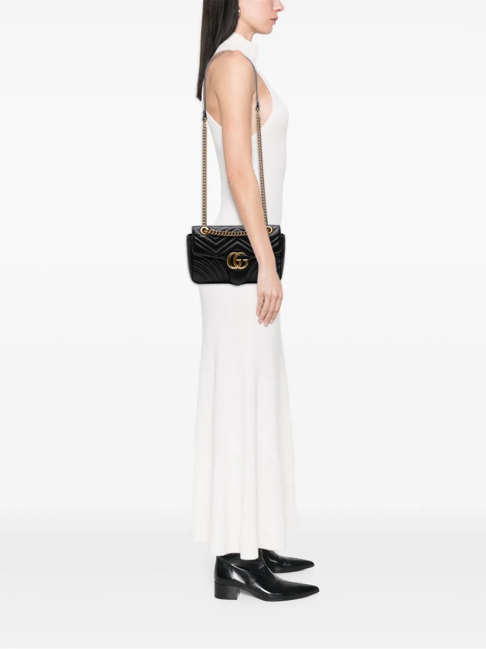 Gucci Pre-Owned 2016-2025 Medium GG Marmont Matelasse Leather shoulder bag | Pre-Owned | Image 2