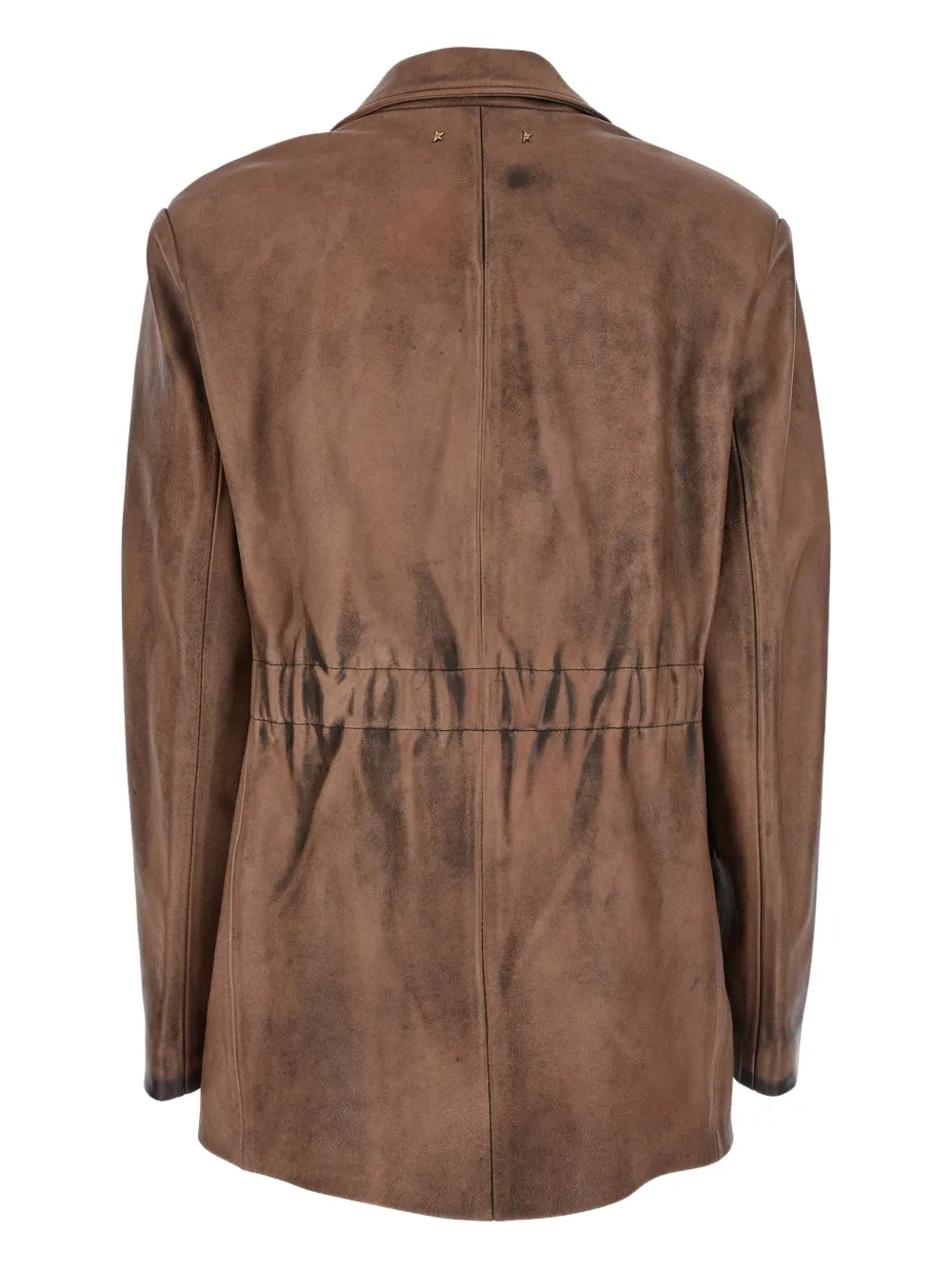 Golden Goose single-breasted leather jacket | Leather Jackets | Image 2