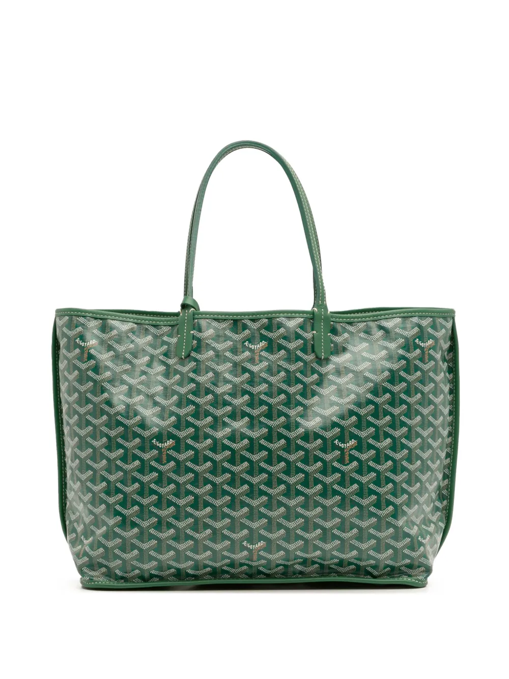 Goyard Pre-Owned 2024 ゴヤールディン リバーシブル アンジュ PM トートバッグ - グリーン Goyard Pre-Owned 2024 ゴヤールディン リバーシブル アンジュ PM トートバッグ - グリーン