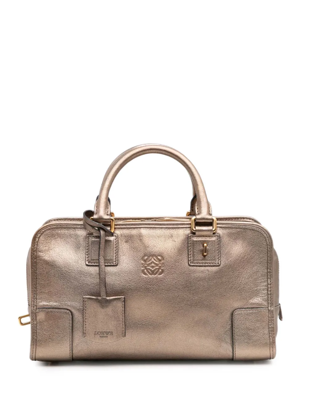 Loewe Pre-Owned 2013 メタリック ゴートスキン アマソナ 28 ハンドバッグ - ゴールドトーン Loewe Pre-Owned 2013 メタリック ゴートスキン アマソナ 28 ハンドバッグ - ゴールドトーン