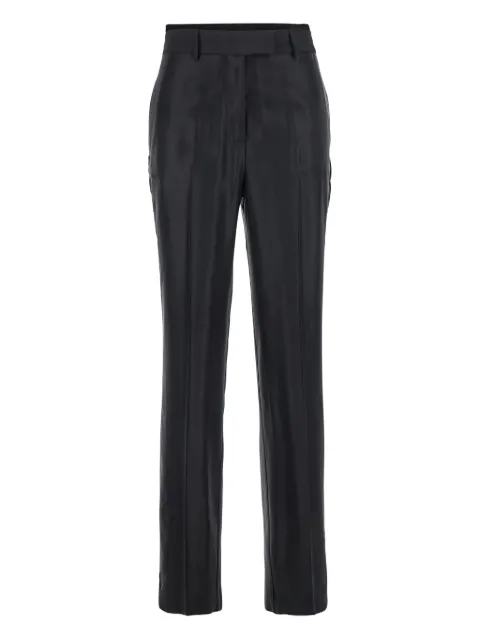 Semicouture belt-loop wool trousers