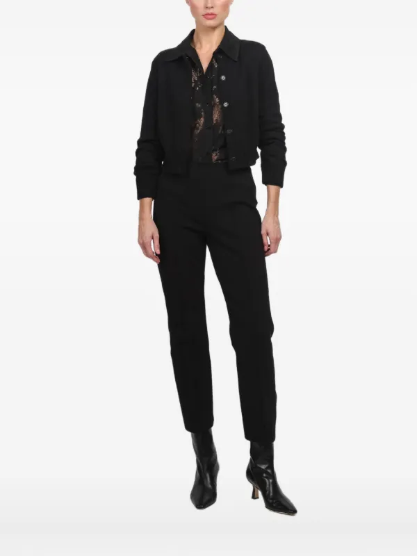 High Sport Long-sleeved Cardigan in Black