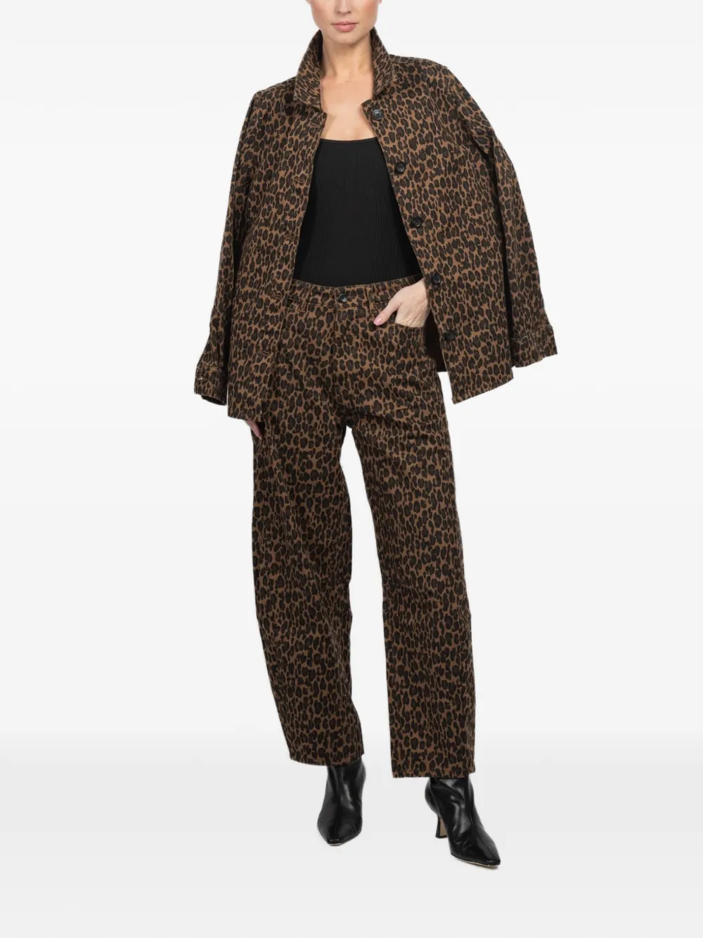 DL1961 Miro Barrel 28 high-rise jeans - Bruin