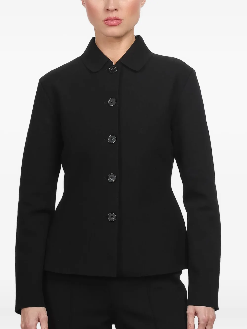 High Sport Collared Jacket In Black