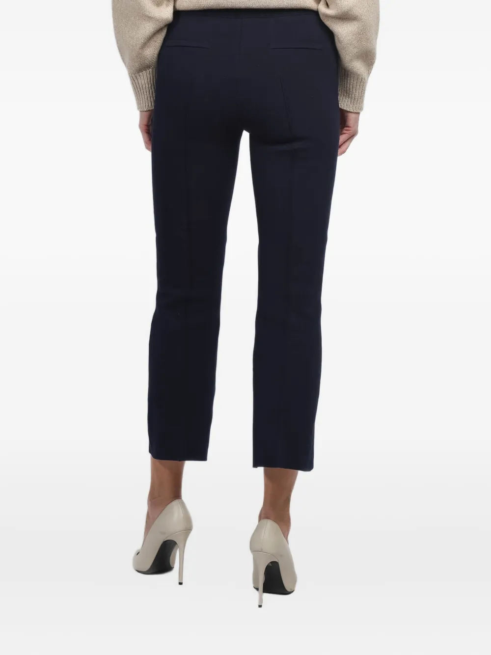 High Sport Broek met naaddetail Blauw