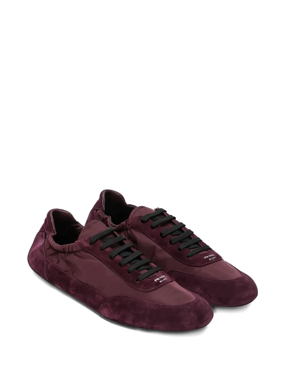 Prada Collapse lace-up sneakers - Rood