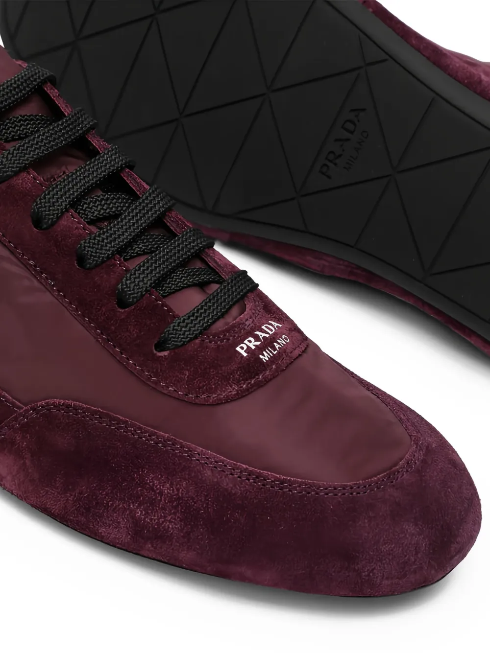 Prada Collapse sneakers Rood