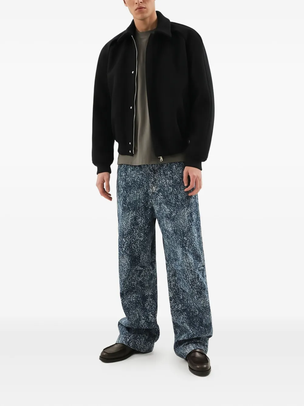 1989 STUDIO Marble mastiff denim jeans - Blauw
