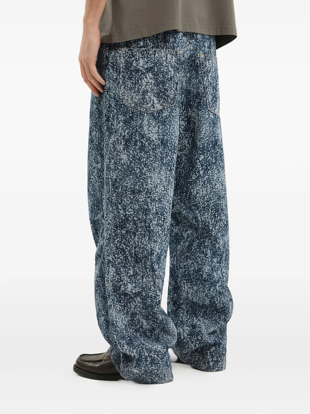 1989 STUDIO Marble mastiff denim jeans Blauw