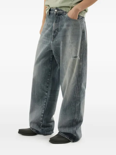 1989 STUDIO boyfriend jeans con efecto envejecido