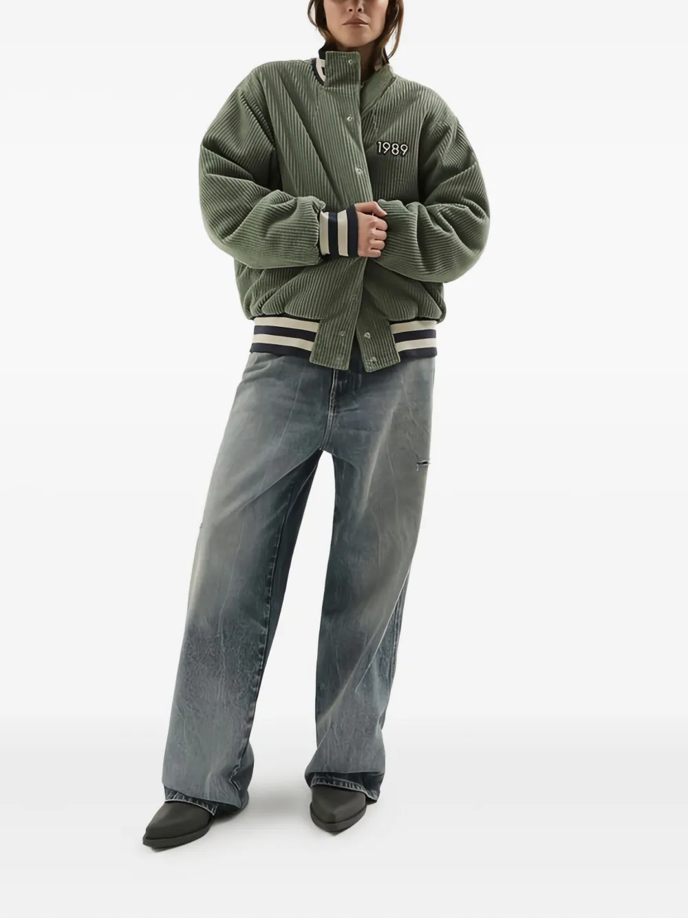 1989 STUDIO Gerafelde jeans - Blauw