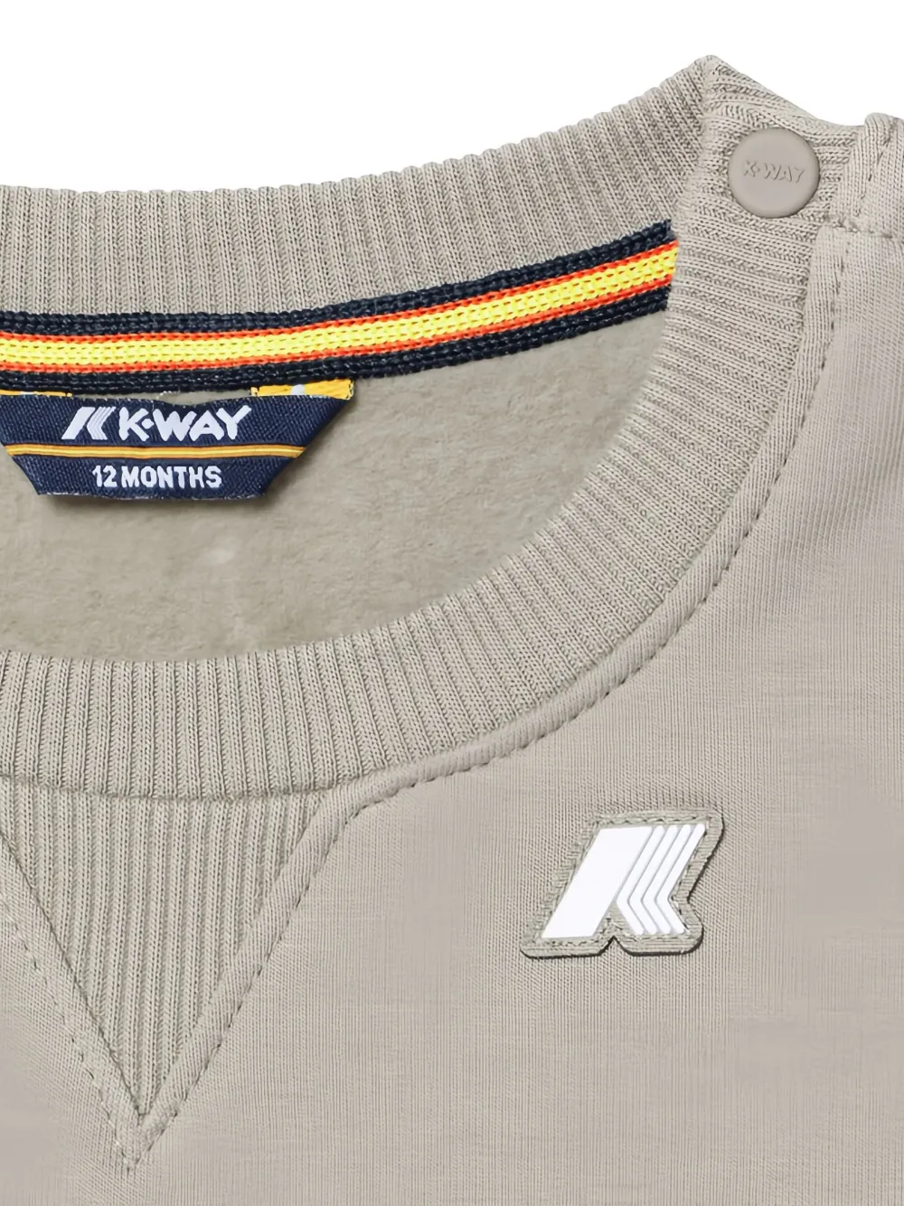 K-way Logo-patch Tracksuit In Neutral