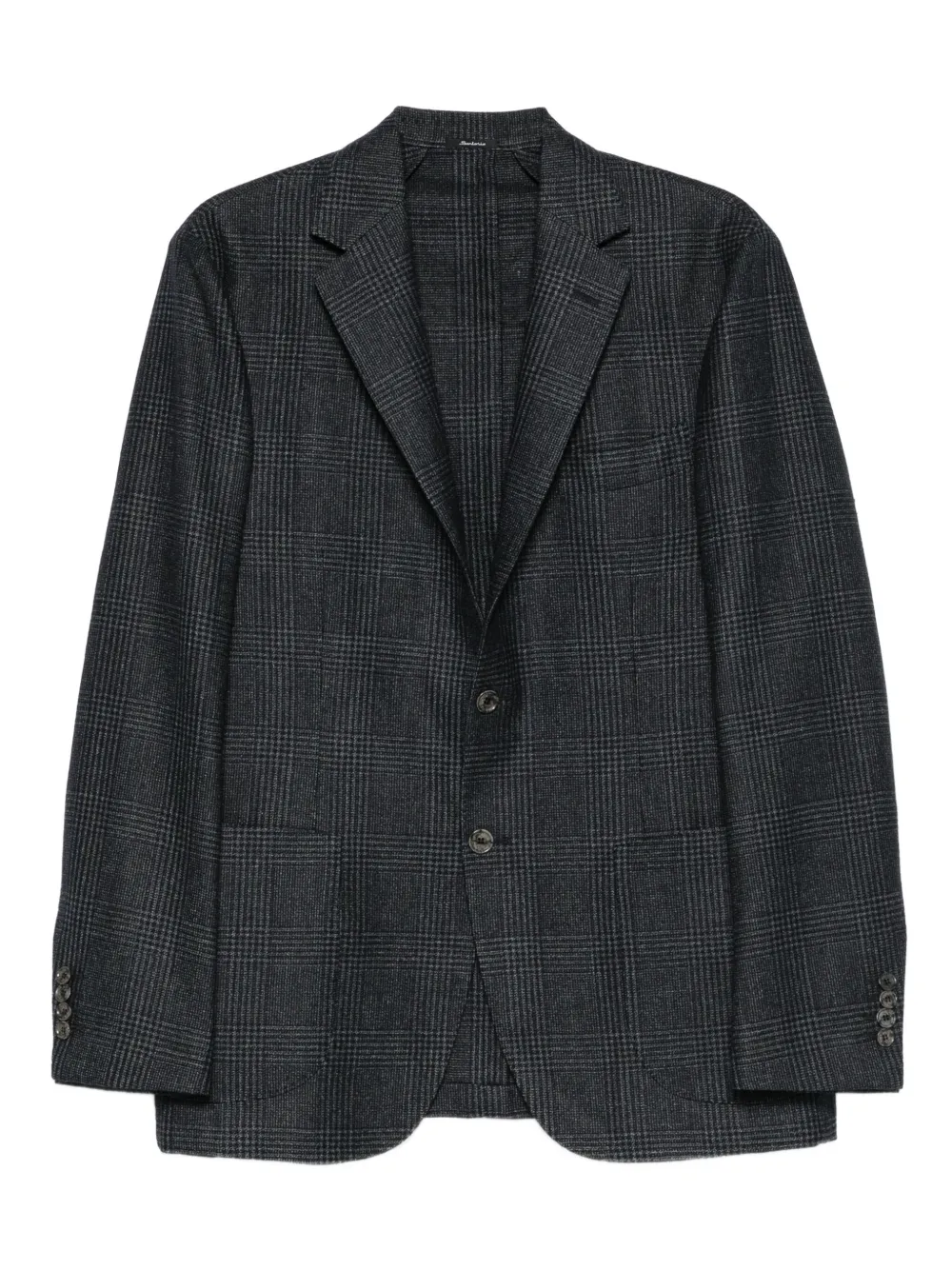 SARTORIO NAPOLI checked wool jacket | Blue | Image 1