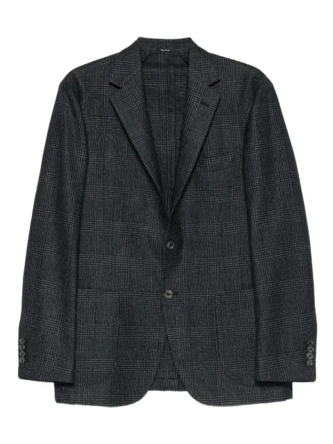 SARTORIO NAPOLI checked wool jacket