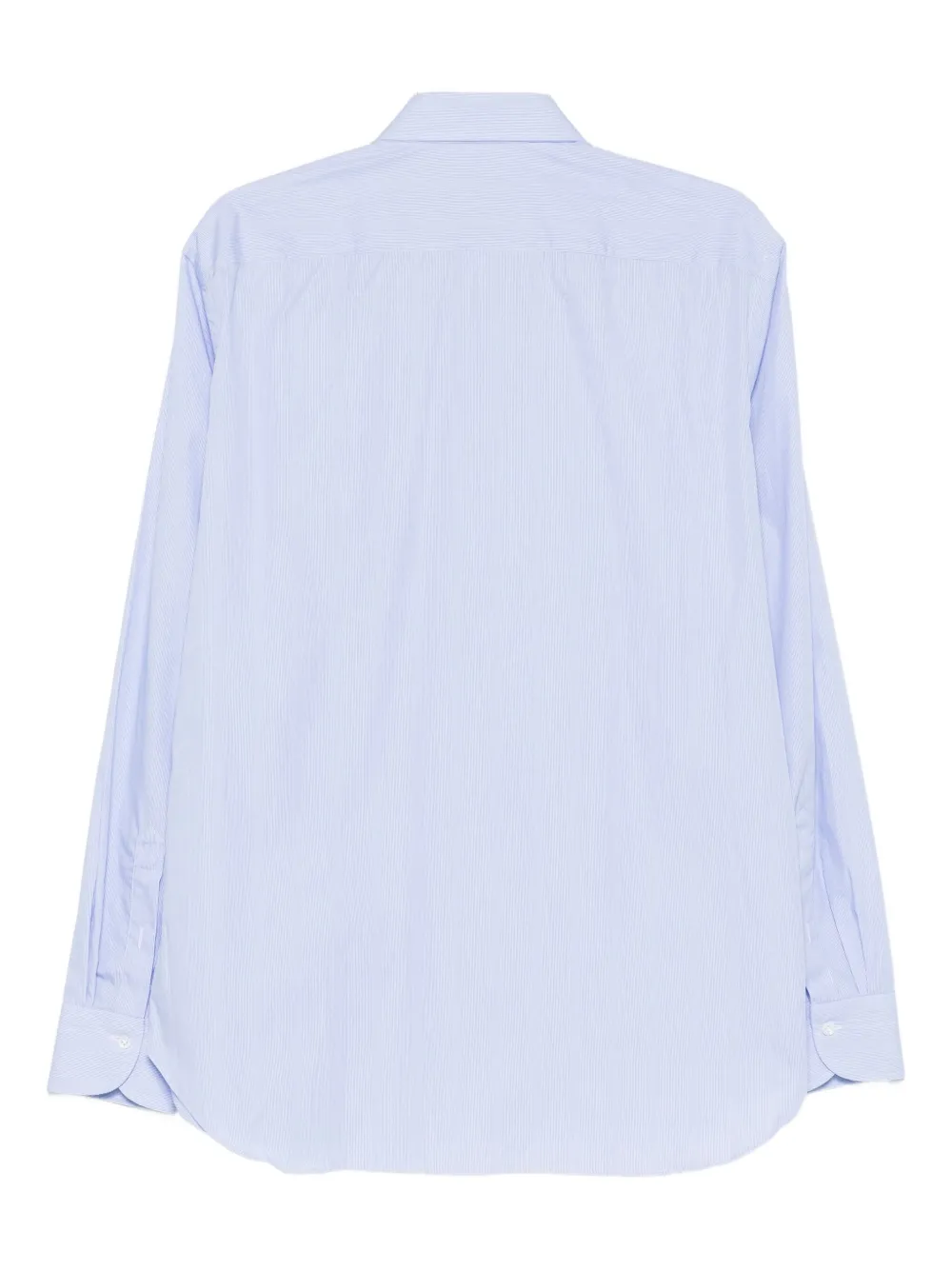 SARTORIO NAPOLI Gestreept katoenen overhemd - Blauw