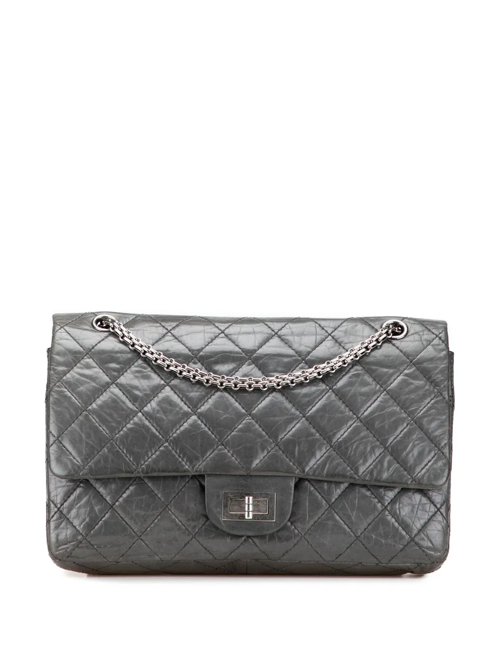 CHANEL Pre-Owned 2005-2006 50th アニバーサリー リイシュー 2.55 エイジドカーフ ダブルフラップ 227 CHANEL Pre-Owned 2005-2006 50th アニバーサリー リイシュー 2.55 エイジドカーフ ダブルフラップ 227