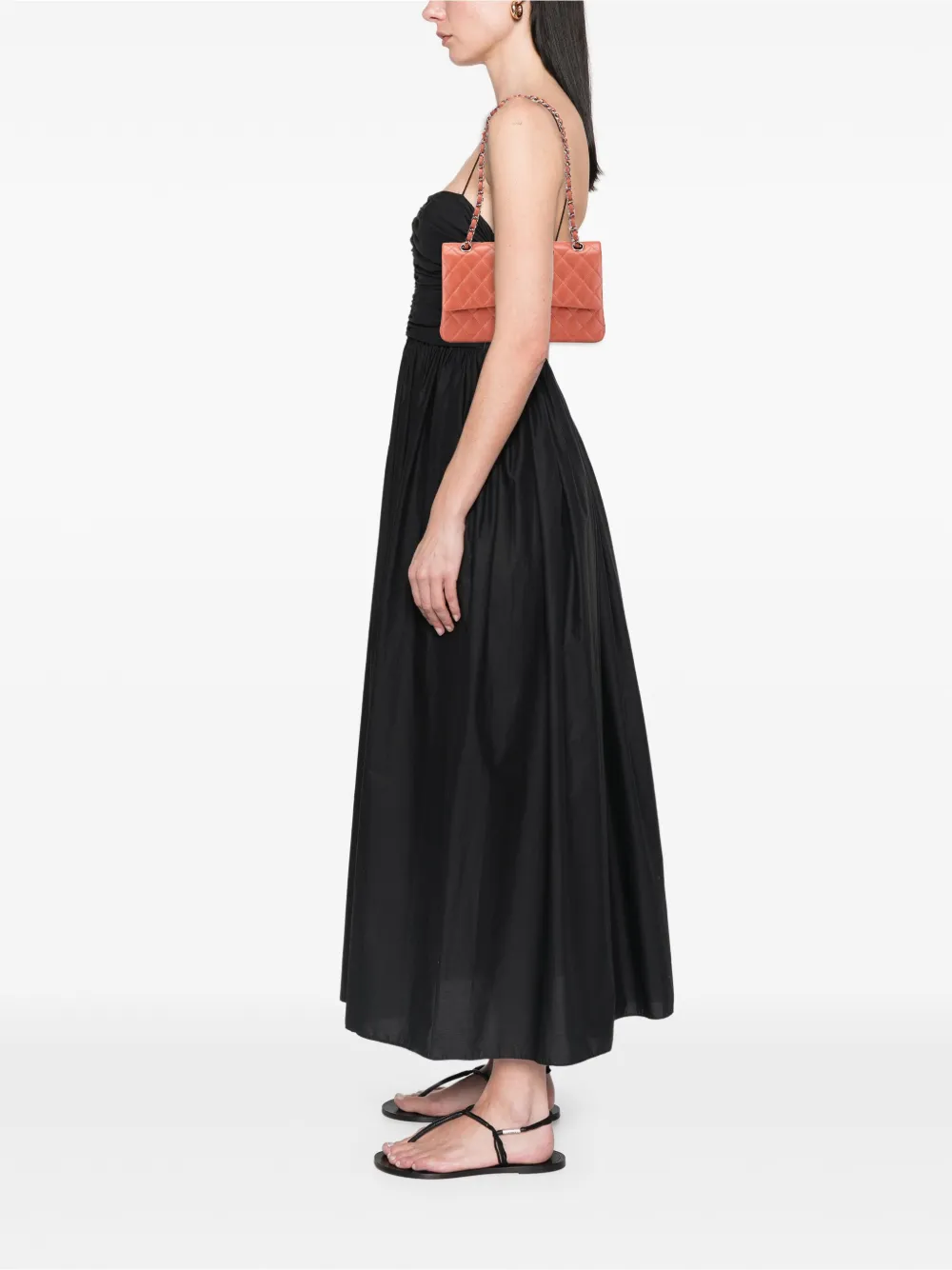 CHANEL Pre-Owned شنطة كتف كلاسيكية جلد متوسطة بقلاب مزدوج 2014 | كلاسيكيات | Image 2