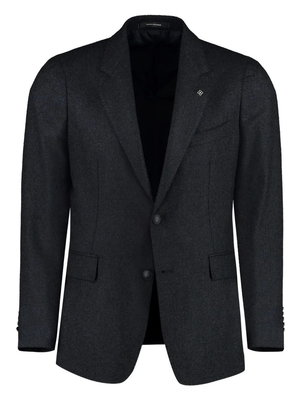 Tagliatore Wool-blend Blazer In Black