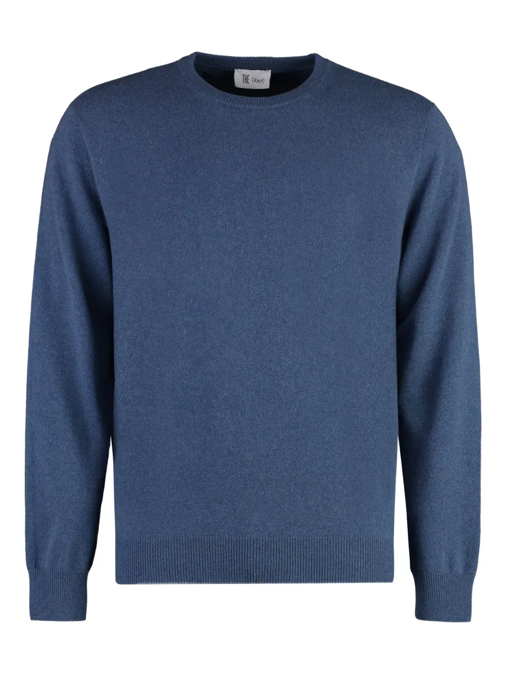 THE (Alphabet) ribbed-knit sweater | Blue | Image 1