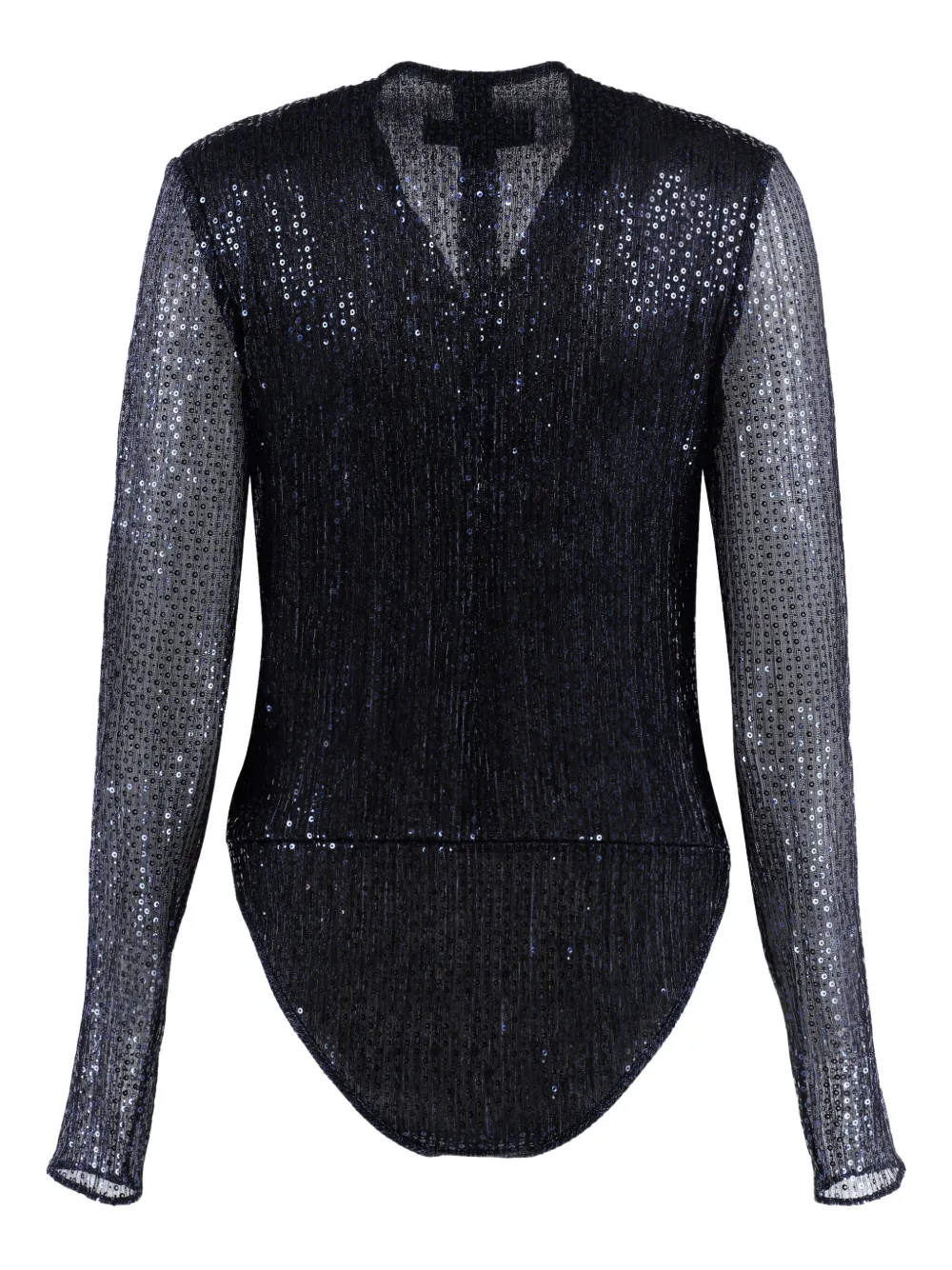 Talbot Runhof sequinned body - Zwart