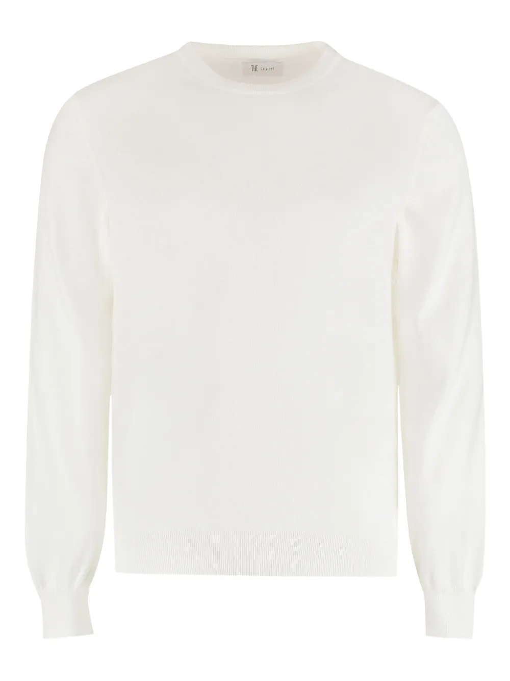 THE (Alphabet) ribbed crew-neck sweater | Neutrals | Image 1