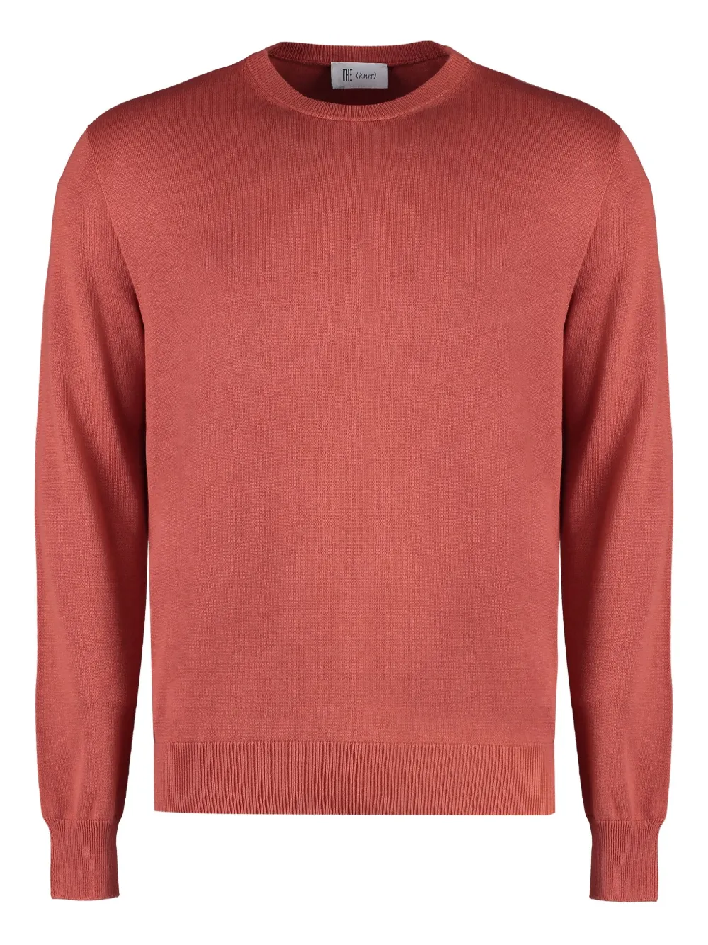 THE (Alphabet) ribbed crew-neck sweater | Red | Image 1