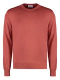 THE (Alphabet) ribbed crew-neck sweater - Red