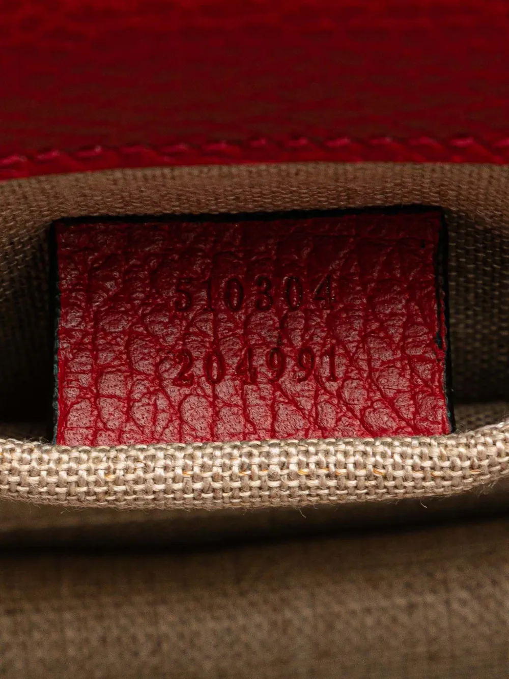 Gucci Pre-Owned 2016-2025 スモール ダラー カーフスキン インター