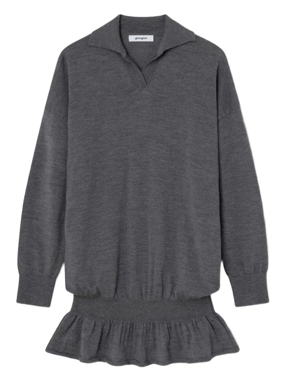 Gimaguas Fille ruffled mini dress - グレー Gimaguas Fille ruffled mini dress - グレー