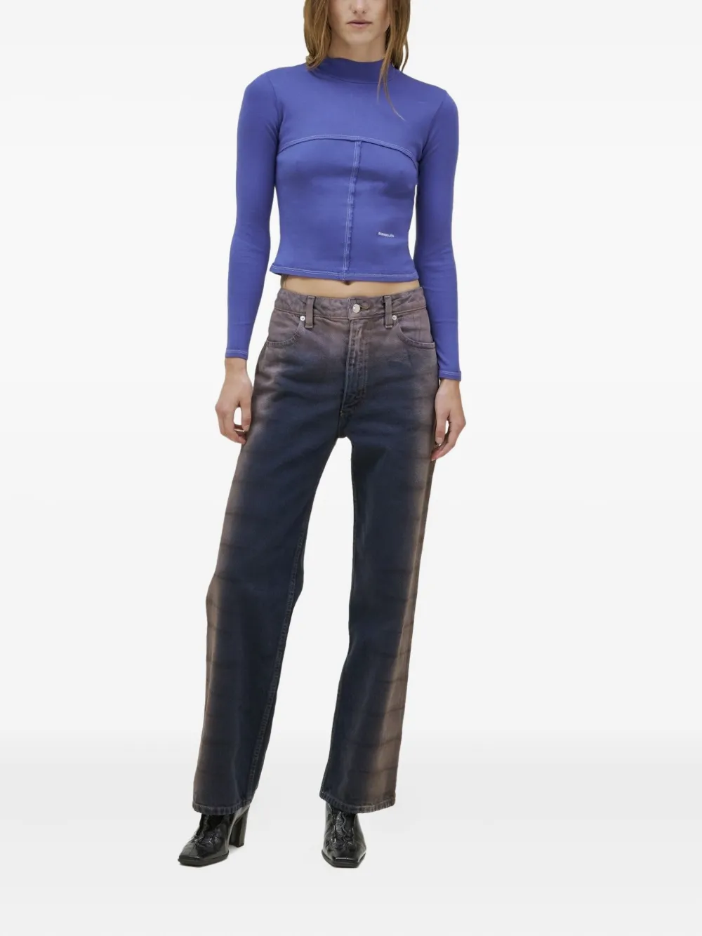 Eckhaus Latta long-sleeve turtleneck T-shirt | T-Shirts & Jersey Shirts | Image 2