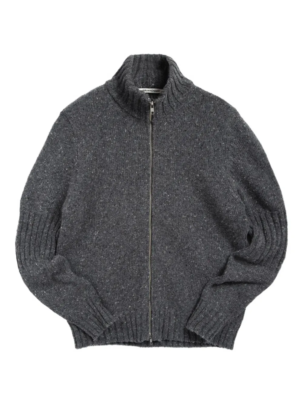 Ymc You Must Create Nova Zip Cardigan In Gray