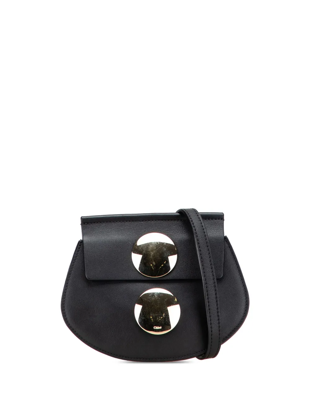 Chloé Pre-Owned 2002-2025 Mini Leather Faye crossbody bag | Black | Image 1