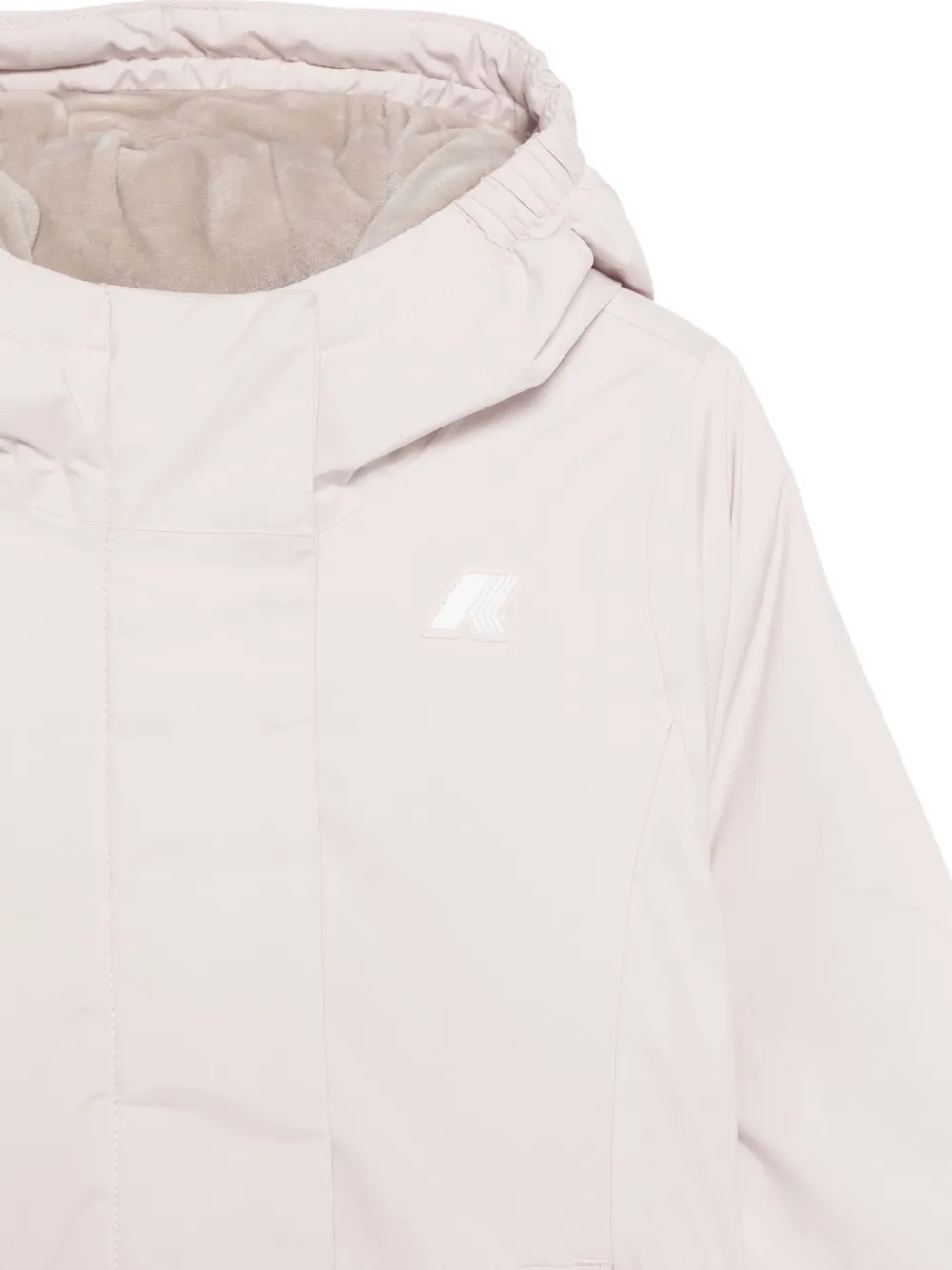K Way Kids Gewatteerd jack met capuchon Roze
