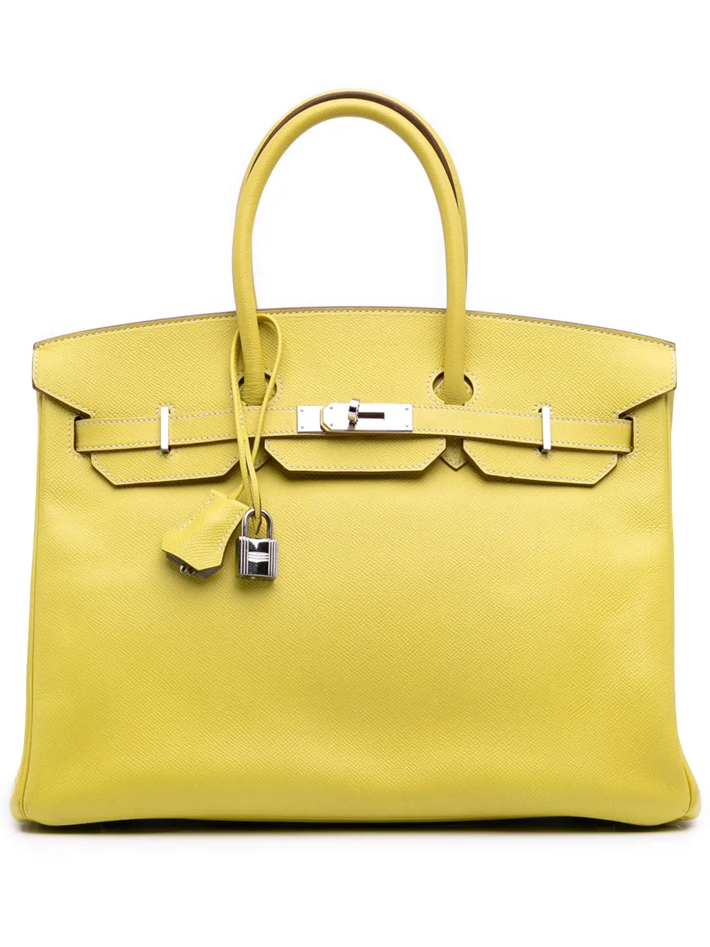 Hermès Pre-Owned شنطة يد إيبسوم 'بيركين روتورنيه 35' 2012 | أصفر | Image 1