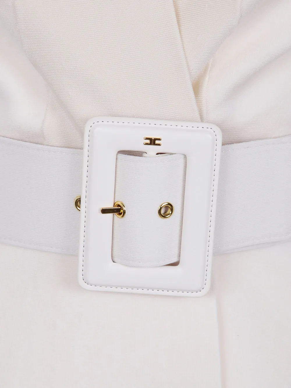 Elisabetta Franchi Trui met ceintuur Wit