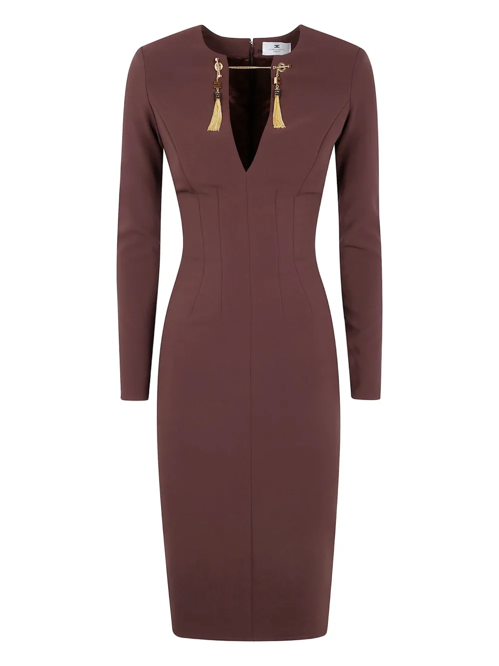 Elisabetta Franchi tassel detail dress | Red | Image 1